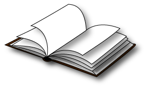 Illustration d'un livre, au café des livres